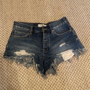 Free People Jean Shorts